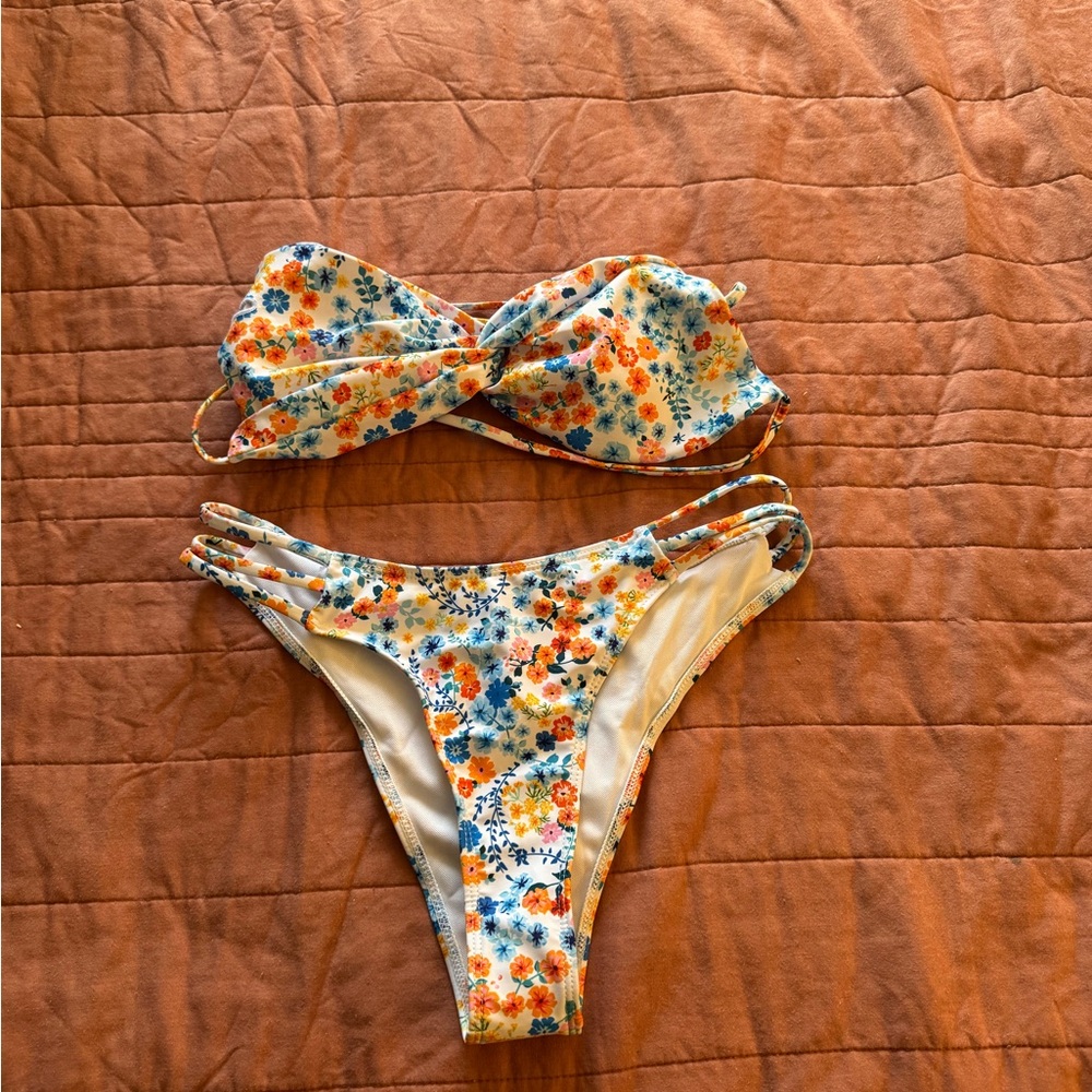 Floral Kids Swim Set